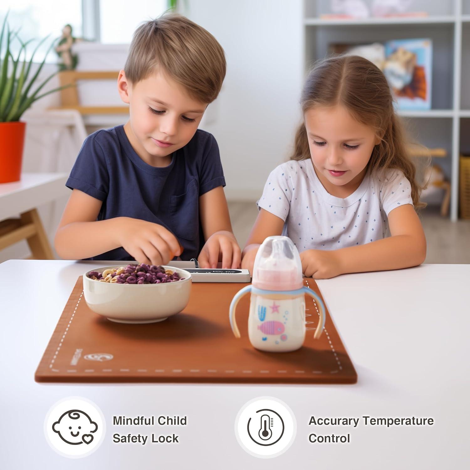 Alfombrilla Calentadora de Comida SautéSavvy 61x38cm Ajustable