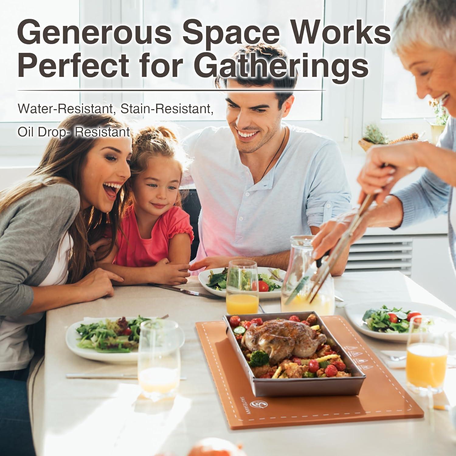 Alfombrilla Calentadora de Comida SautéSavvy 61x38cm Ajustable