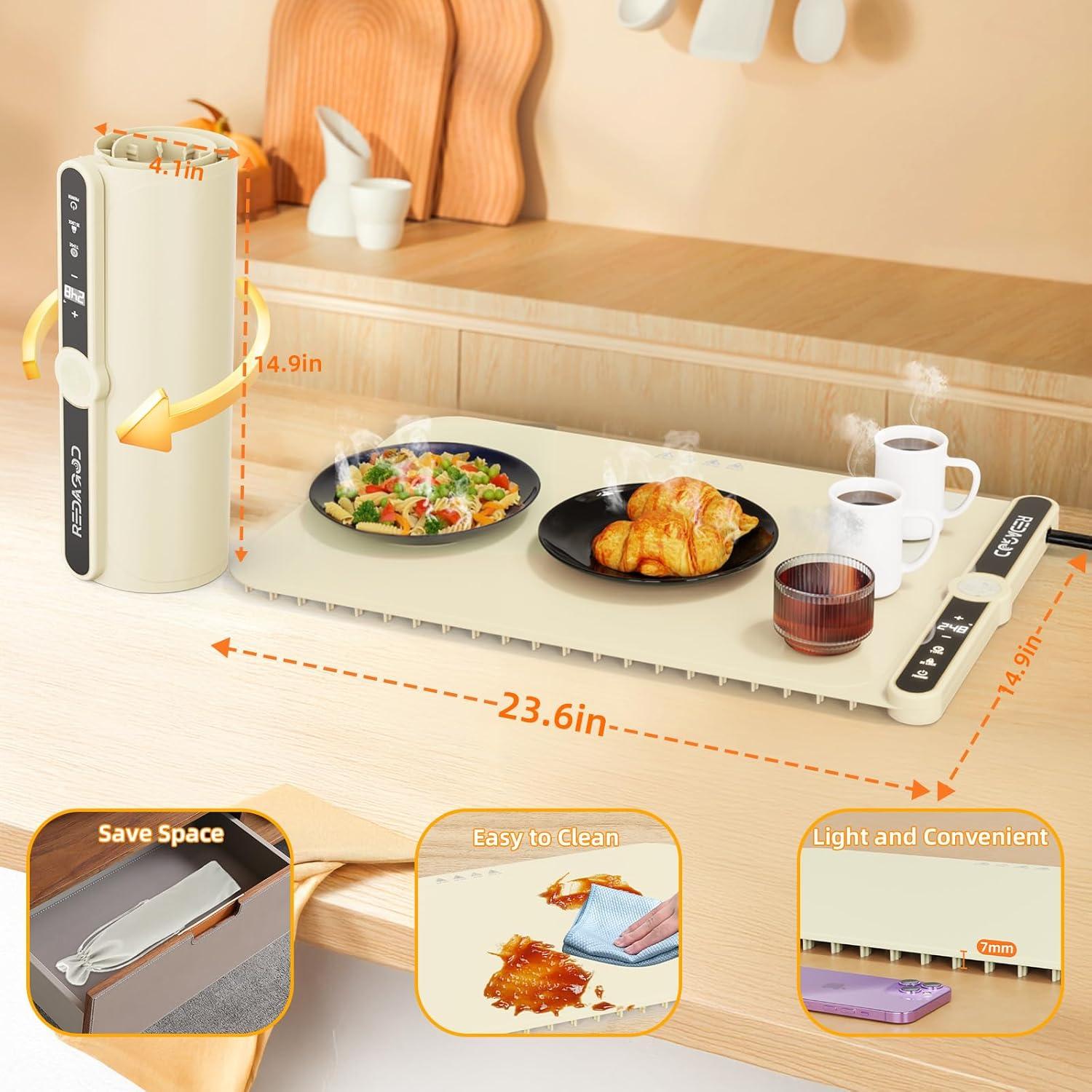 Alfombrilla Calentadora Eléctrica Redagod 60x37.8cm 9 Temperaturas