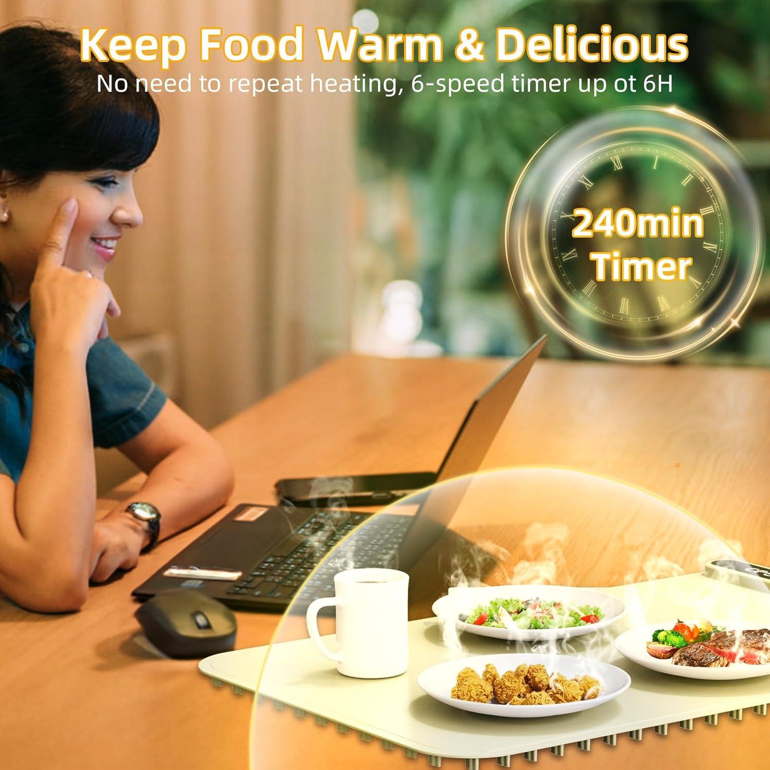 Alfombrilla Calentadora Eléctrica Redagod 60x37.8cm 9 Temperaturas