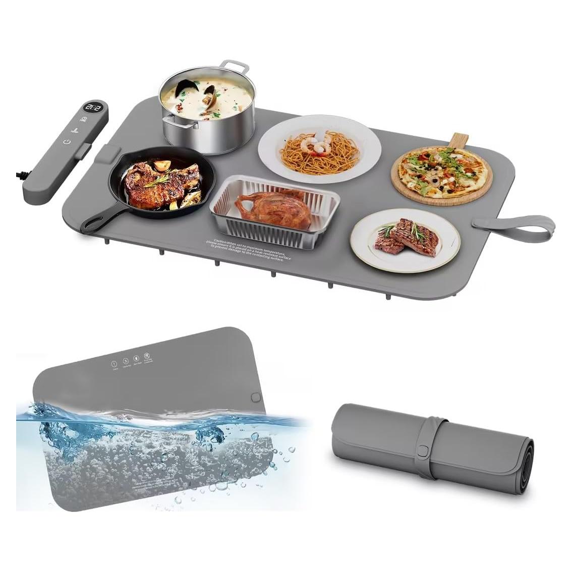 Alfombrilla Térmica Newise RFW003 60x37cm 6 Temperaturas Gris