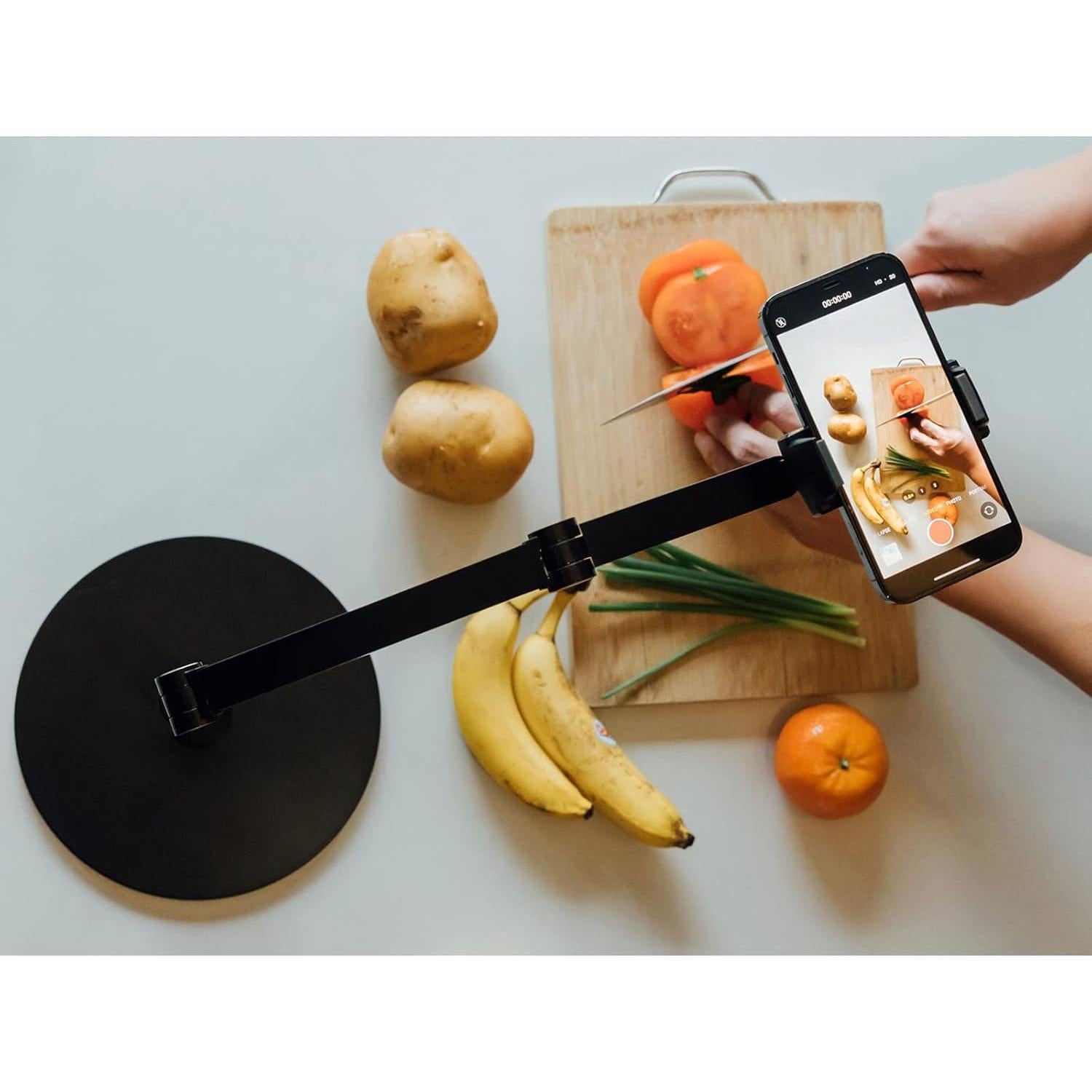 Soporte Ajustable para Teléfono SupeDesk Negro 3.5-11"