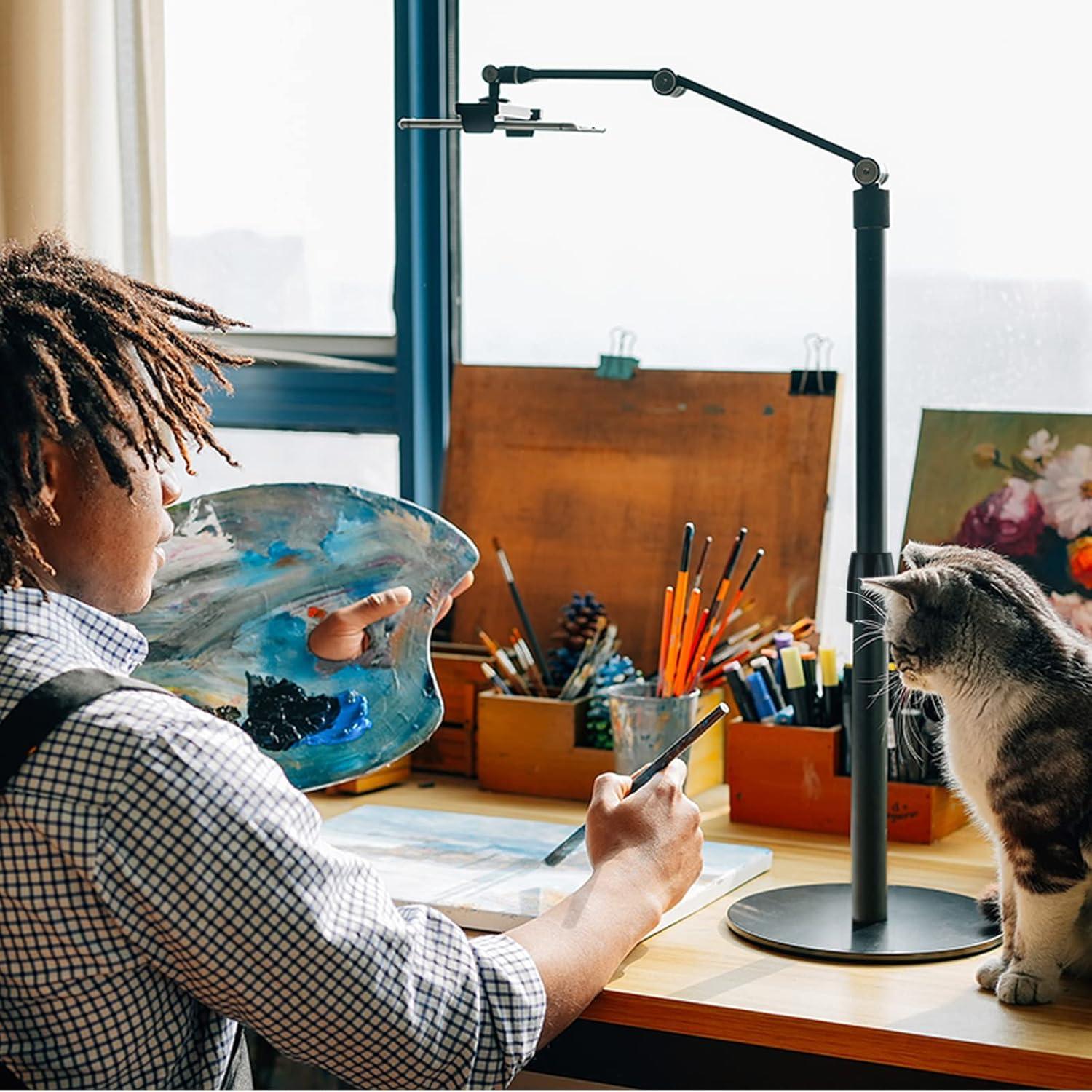 Soporte Ajustable para Teléfono SupeDesk Negro 3.5-11"