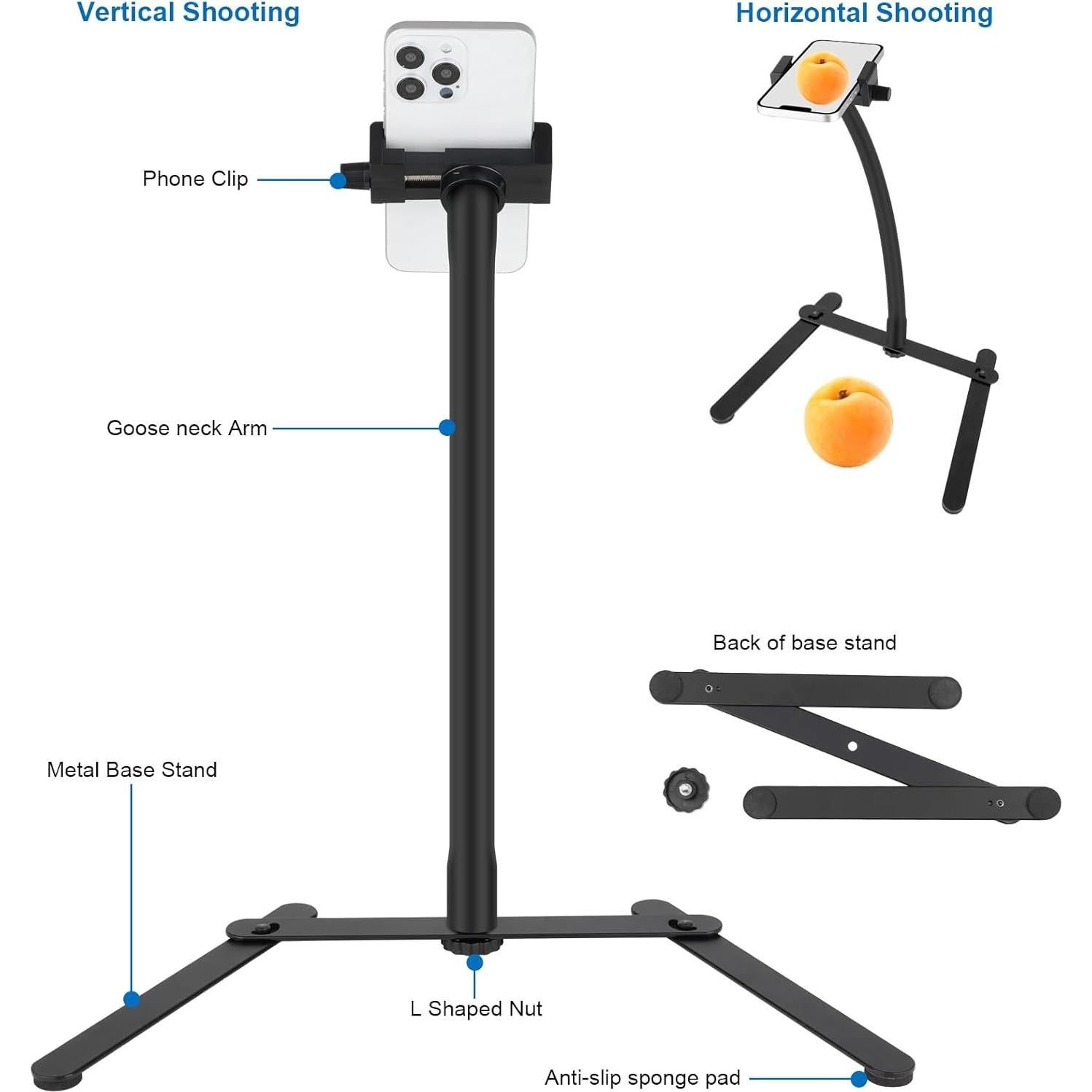 Soporte de Teléfono Ajustable Mippko con Brazo Flexible 50 cm