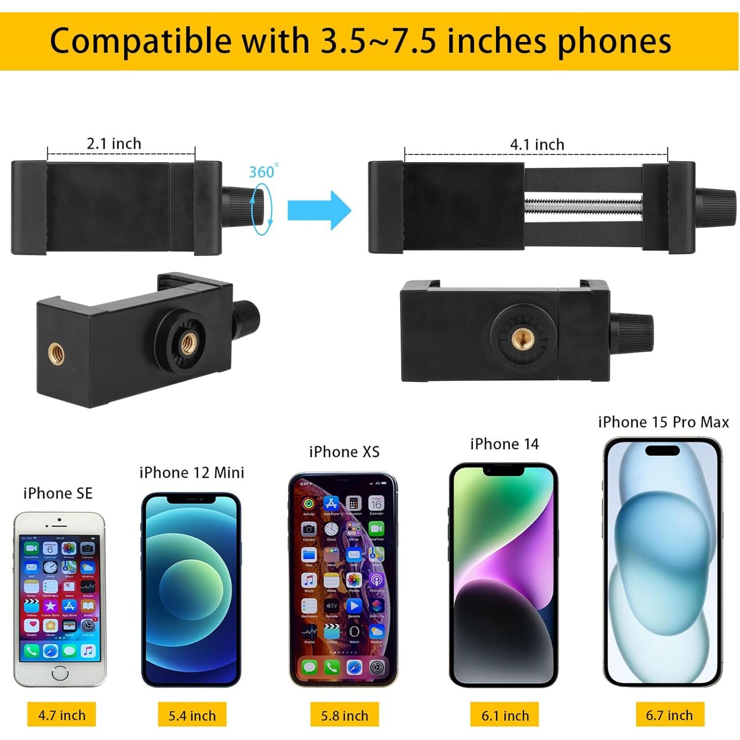 Soporte de Teléfono Ajustable Mippko con Brazo Flexible 50 cm