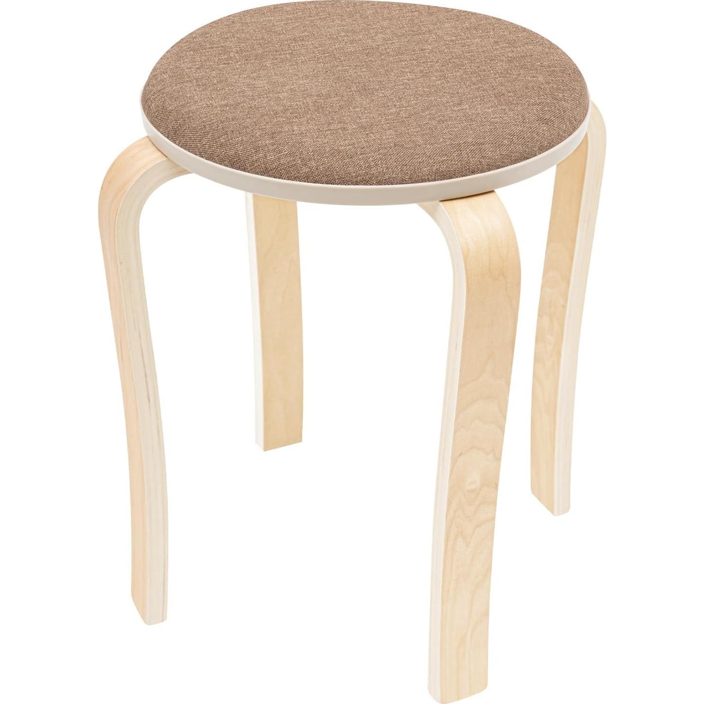 Juego de 8 Taburetes Redondos Apilables ZXTINGSHOP 41.5cm