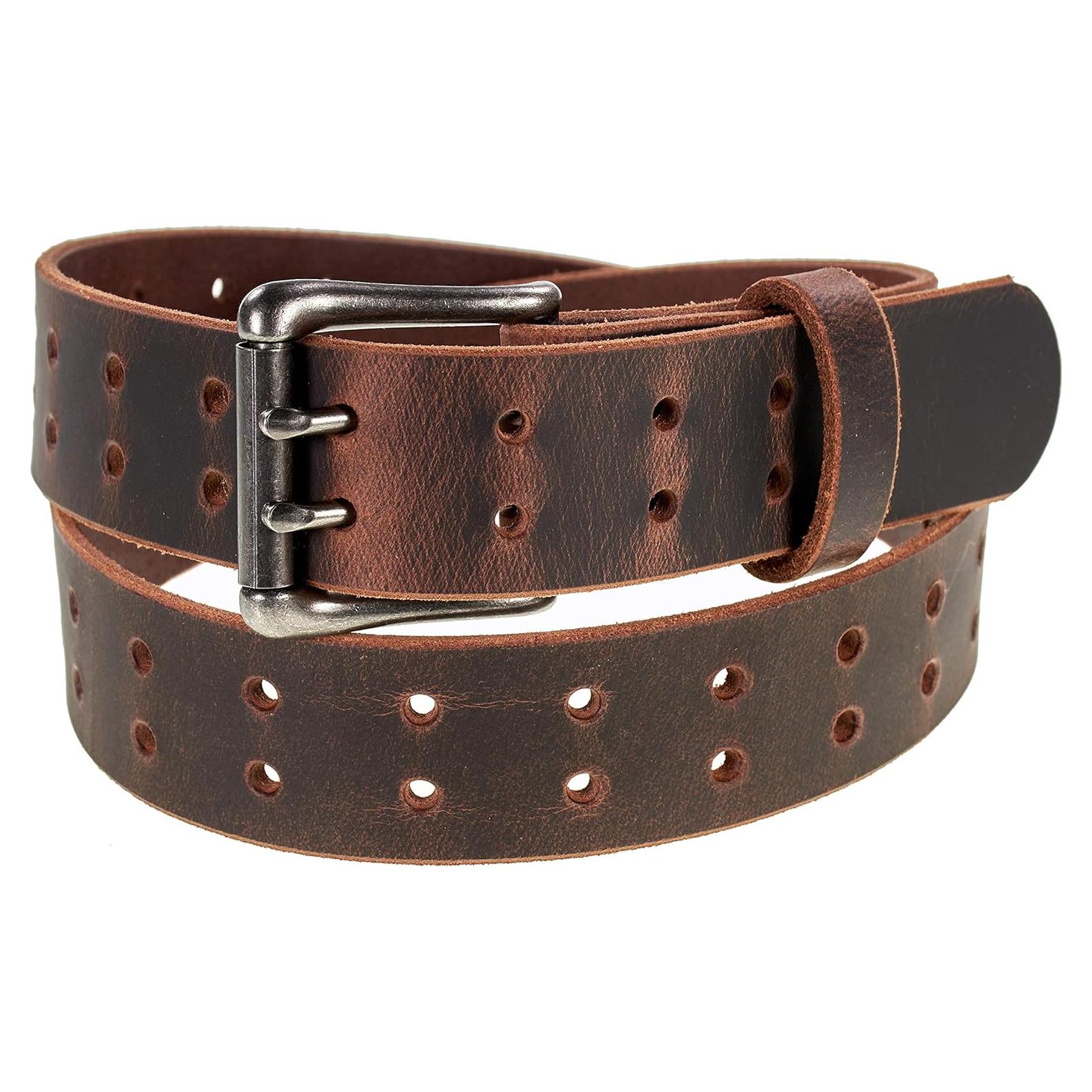 Cinturón de Cuero Clásico Hombre Doble Punta 3.81 cm