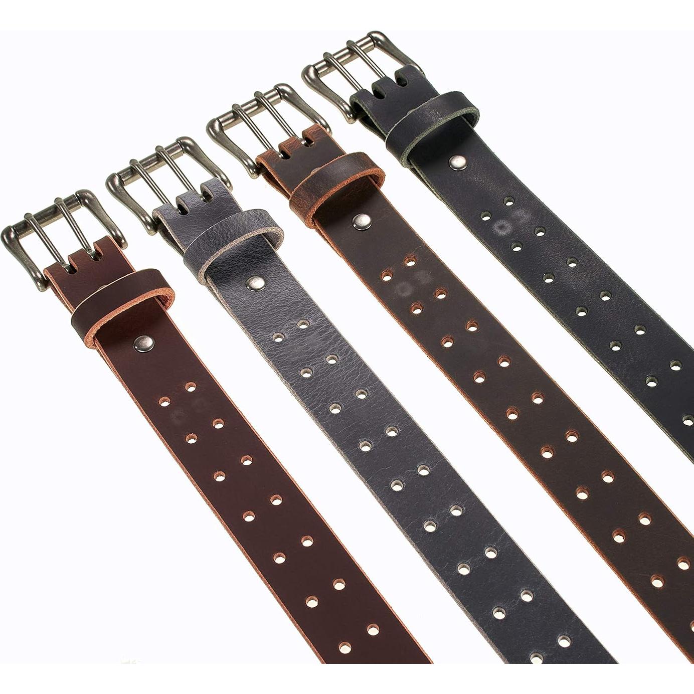 Cinturón de Cuero Clásico Hombre Doble Punta 3.81 cm