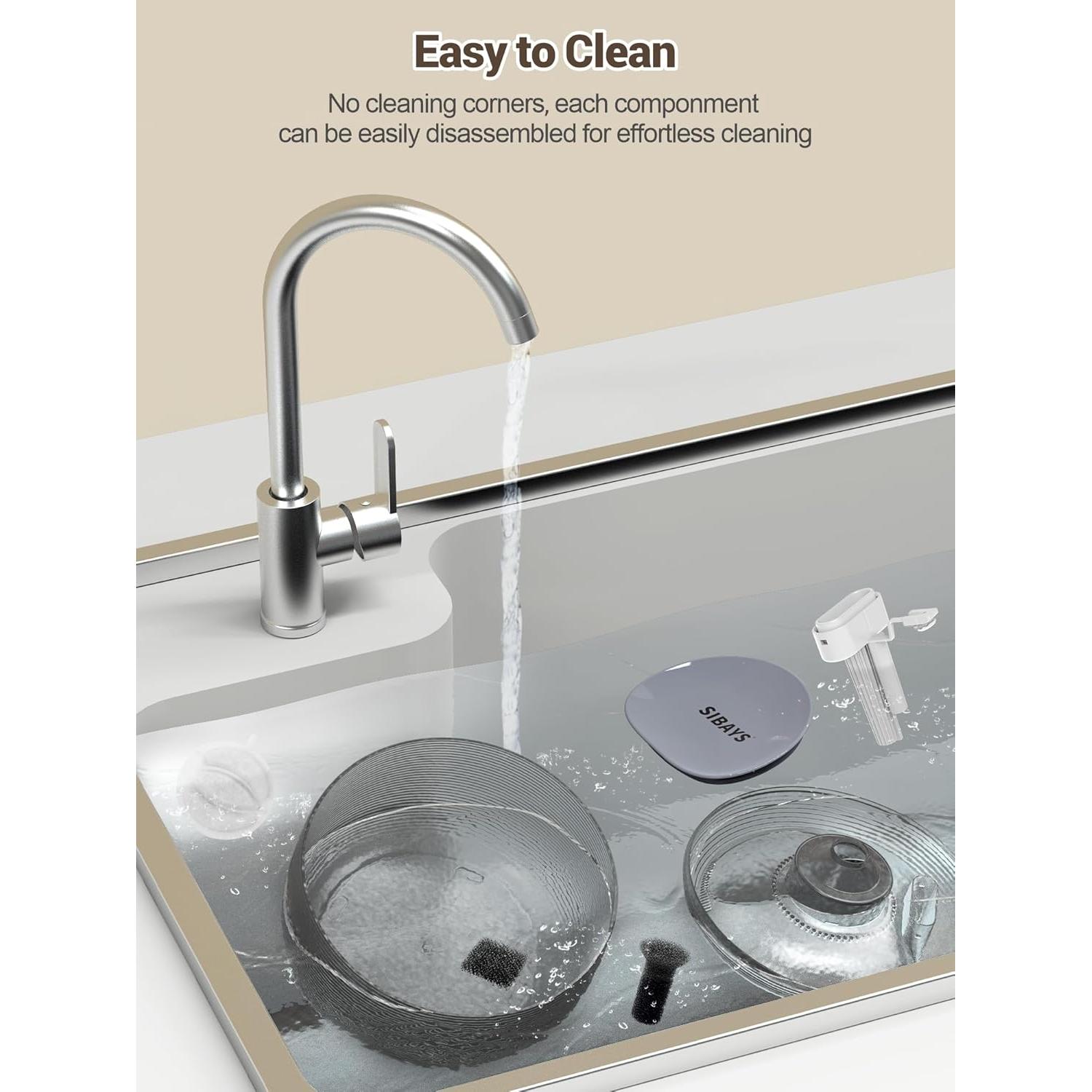 Fuente de Agua Automática SIBAYS 3.5L para Gatos y Perros