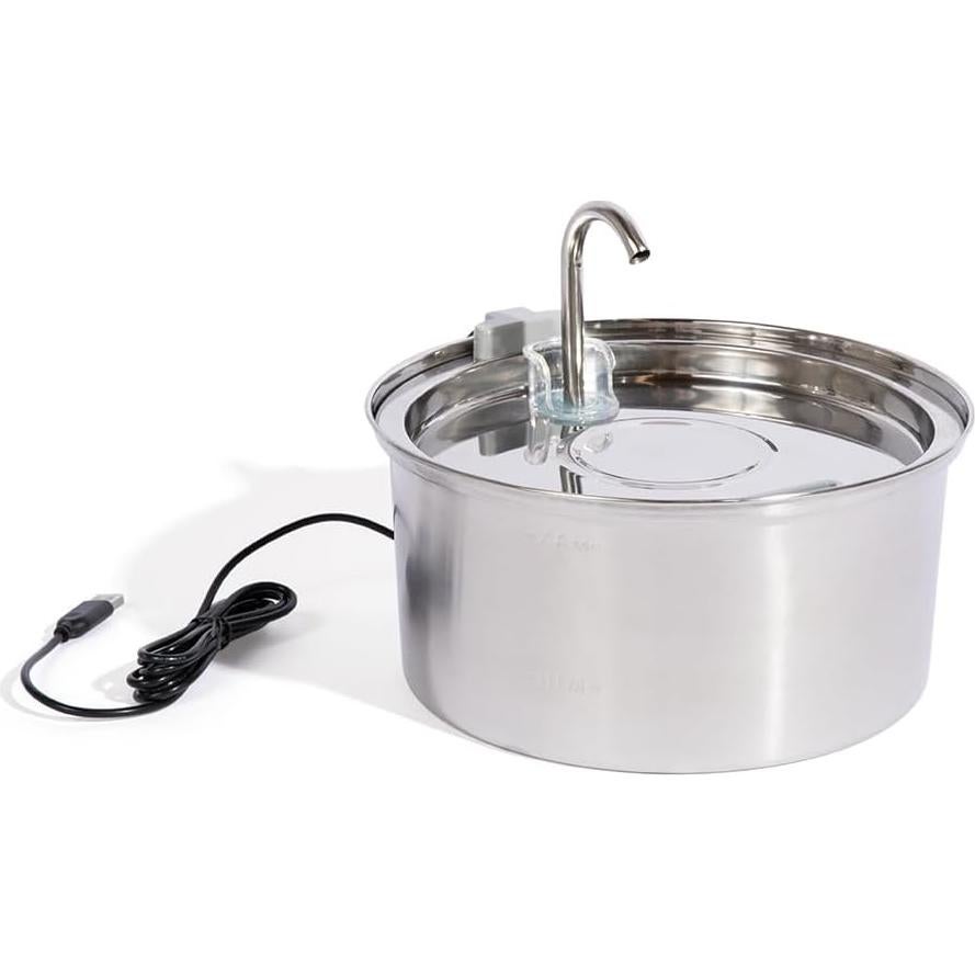 Fuente de Agua Inalámbrica KittySpout 4L Acero Inoxidable