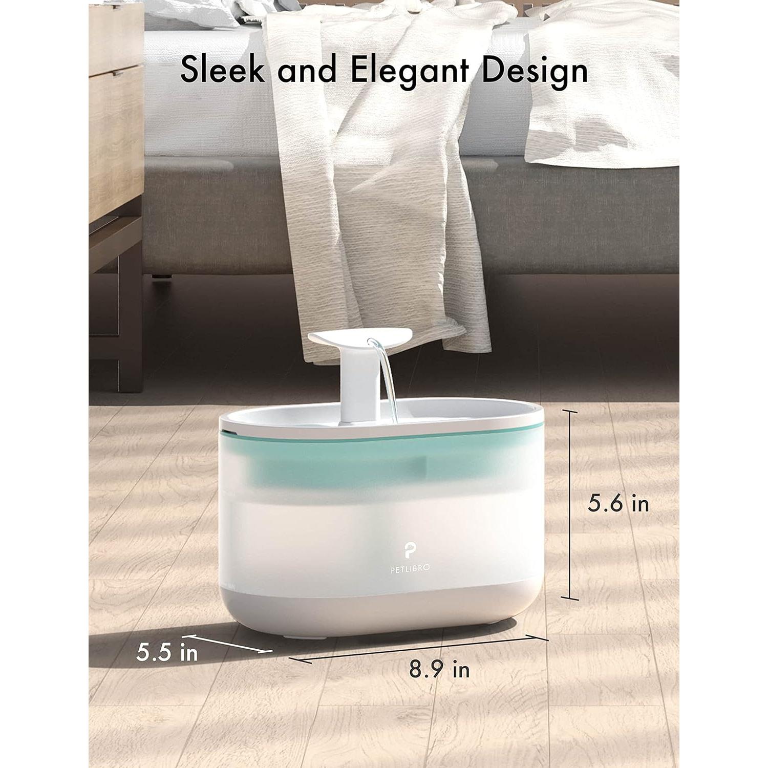 Fuente de Agua para Gatos PETLIBRO 2.1L Ultra Silenciosa