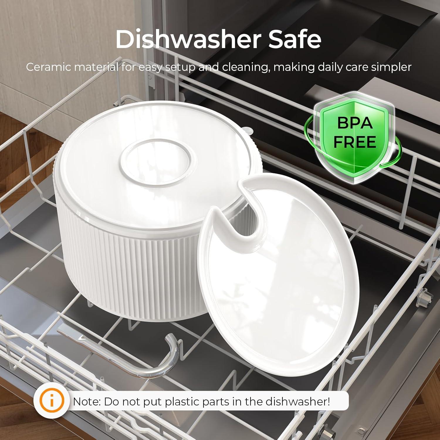 Fuente de Agua Cerámica Voluas 2.2L para Gatos con Filtro