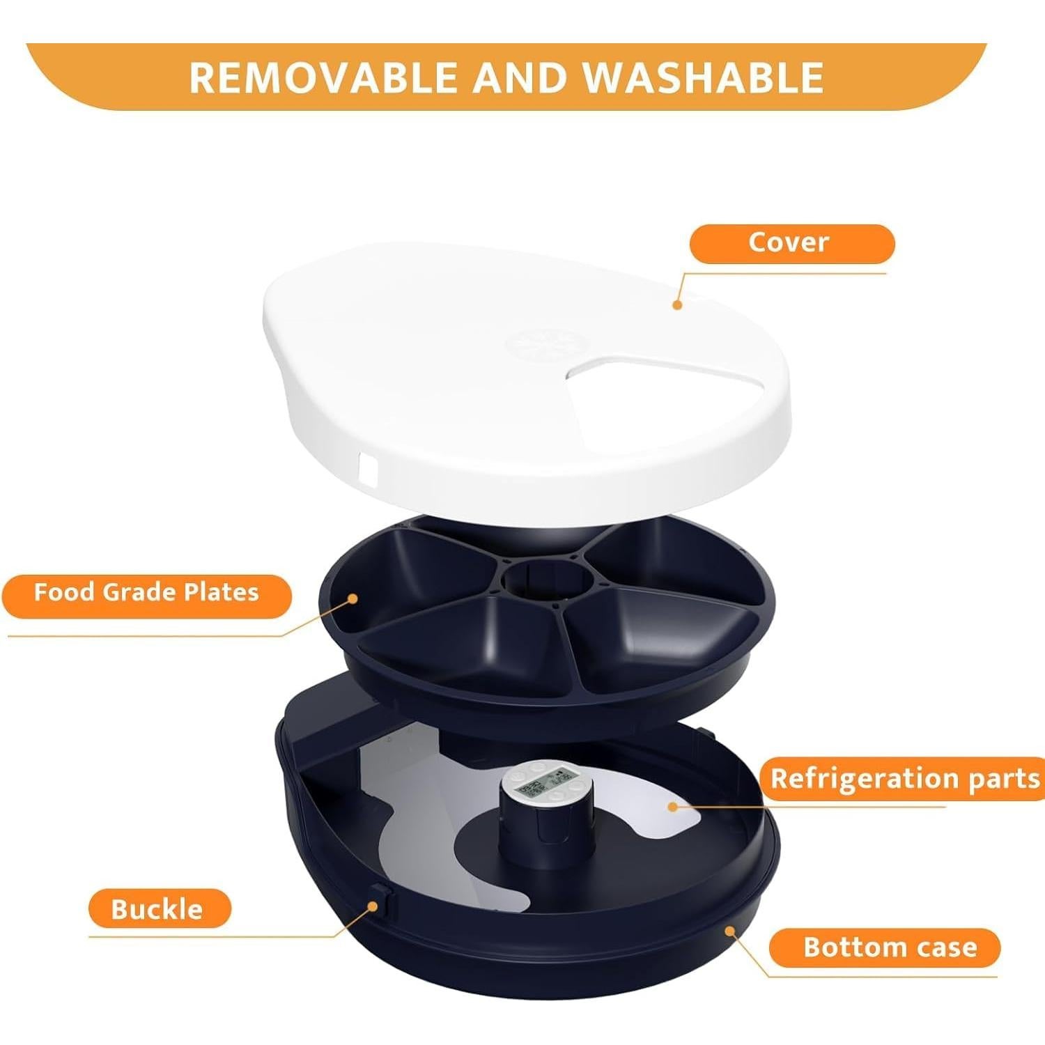 Comedero Automático UBPET para Gatos con Refrigeración 330g