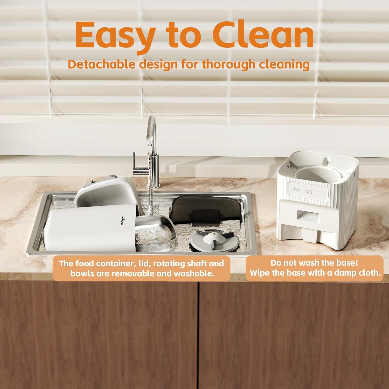 Comedero Automático UPAWPIA 7L para Gatos y Perros WiFi