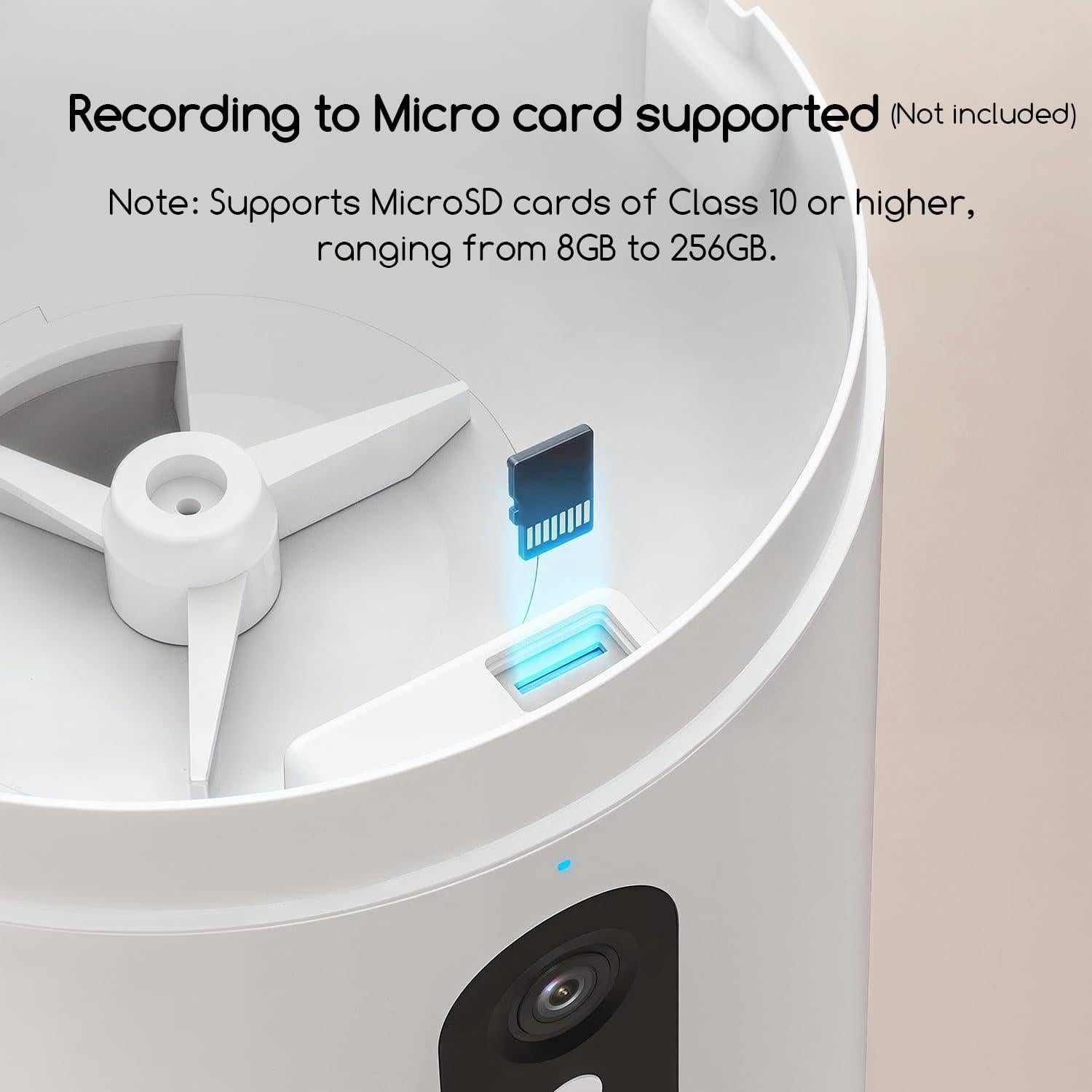 Alimentador automático de gatos Faroro TD20 con cámara 3MP