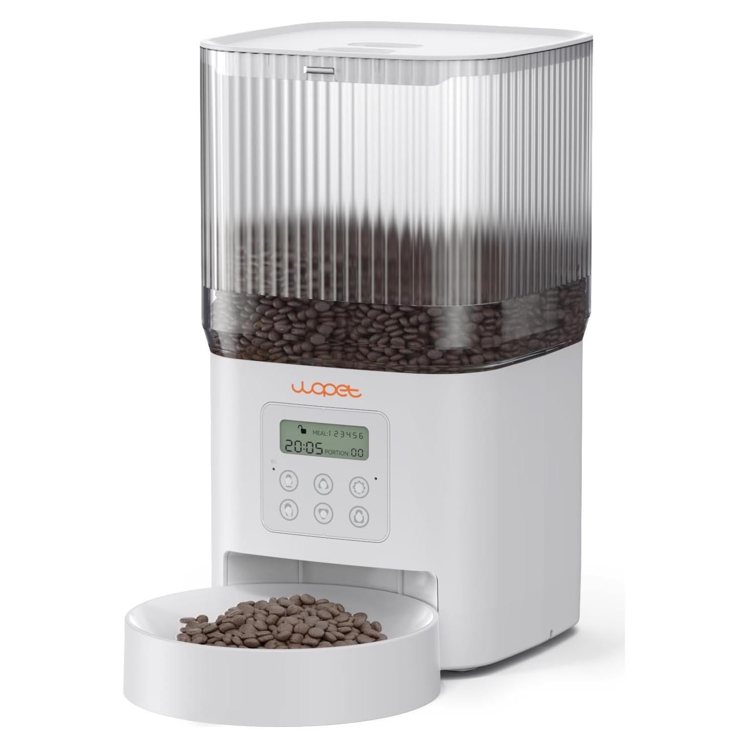 Comedero Automático WOPET 4L para Gatos y Perros - Programable