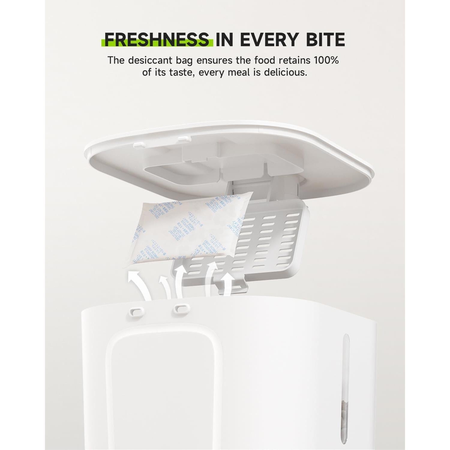 Dispensador Automático de Comida para Gatos APETDOLA 3L Wi-Fi