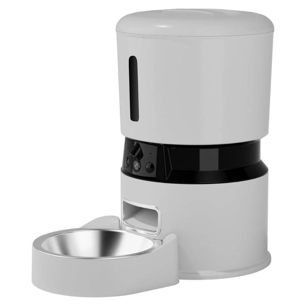 Comedero Automático Inteligente para Gatos y Perros 4L Blanco