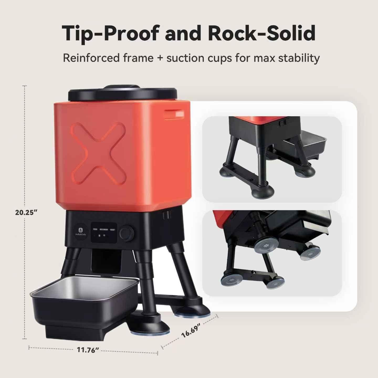 Comedero Automático para Perros Molly&Cody 14L Anti-Bloqueo