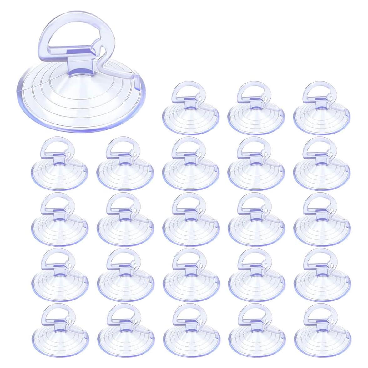 24 Ventosas de Parabrisas UHANBUT para Coche - Transparente