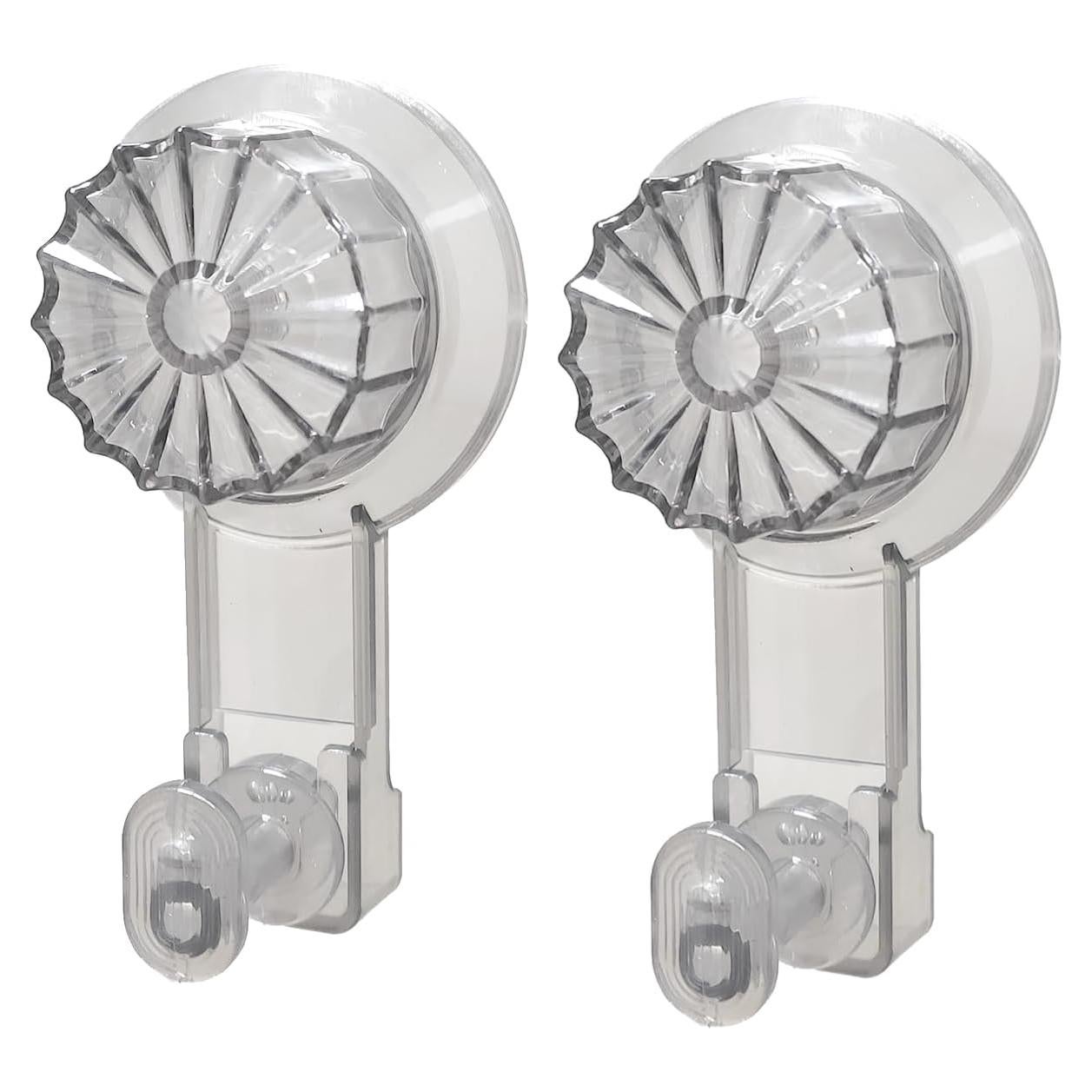 Paquete de 2 Ganchos de Ventosa MrAthlet 10.41x6.9cm 22kg