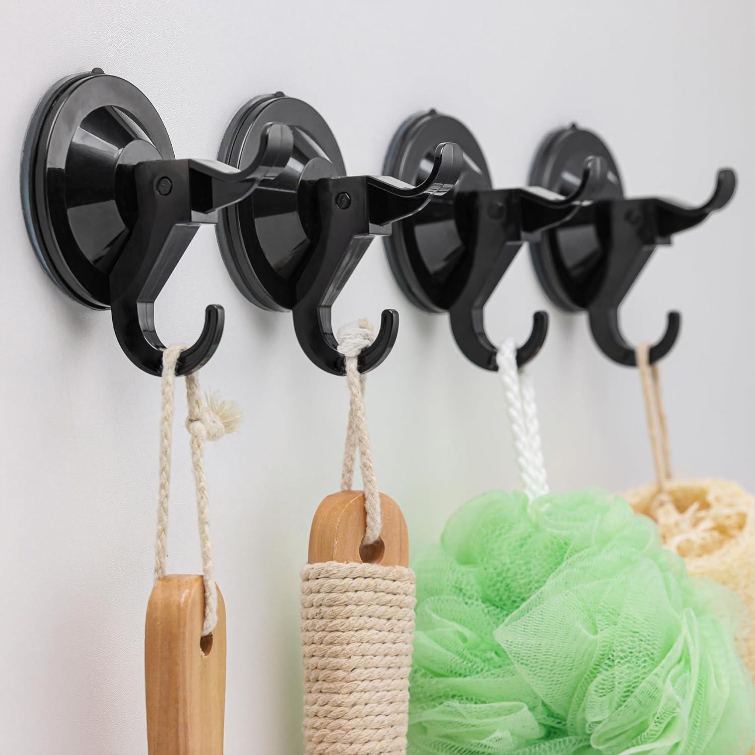 Ganchos de Pared Audend, 5 Piezas, Soporte de Ventosa 4.1 kg