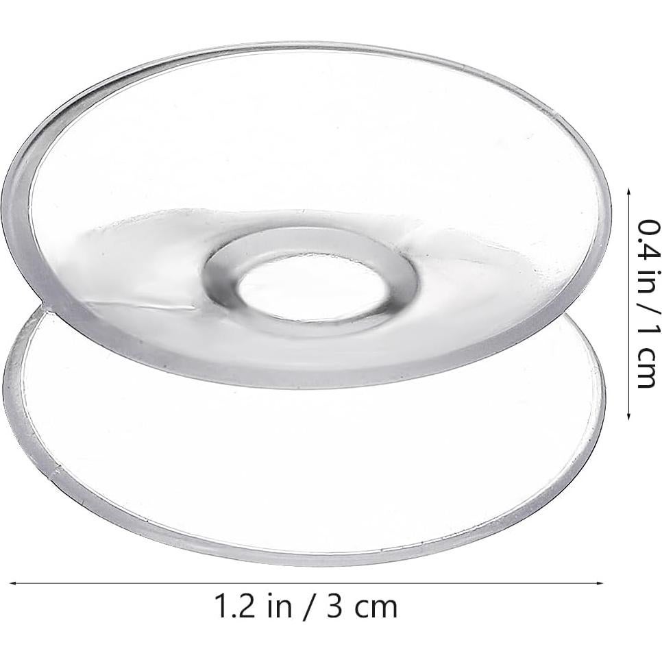 Ventosas de Doble Cara TEHAUX 30mm 10 Piezas Transparentes