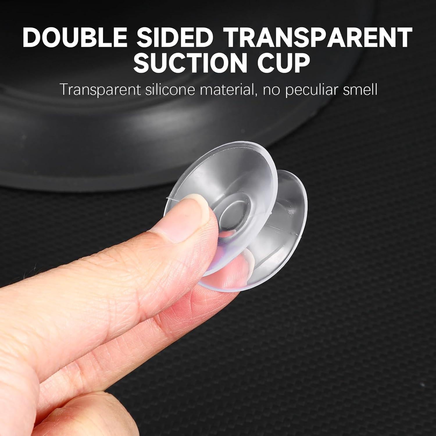 Ventosas de Doble Cara TEHAUX 30mm 10 Piezas Transparentes