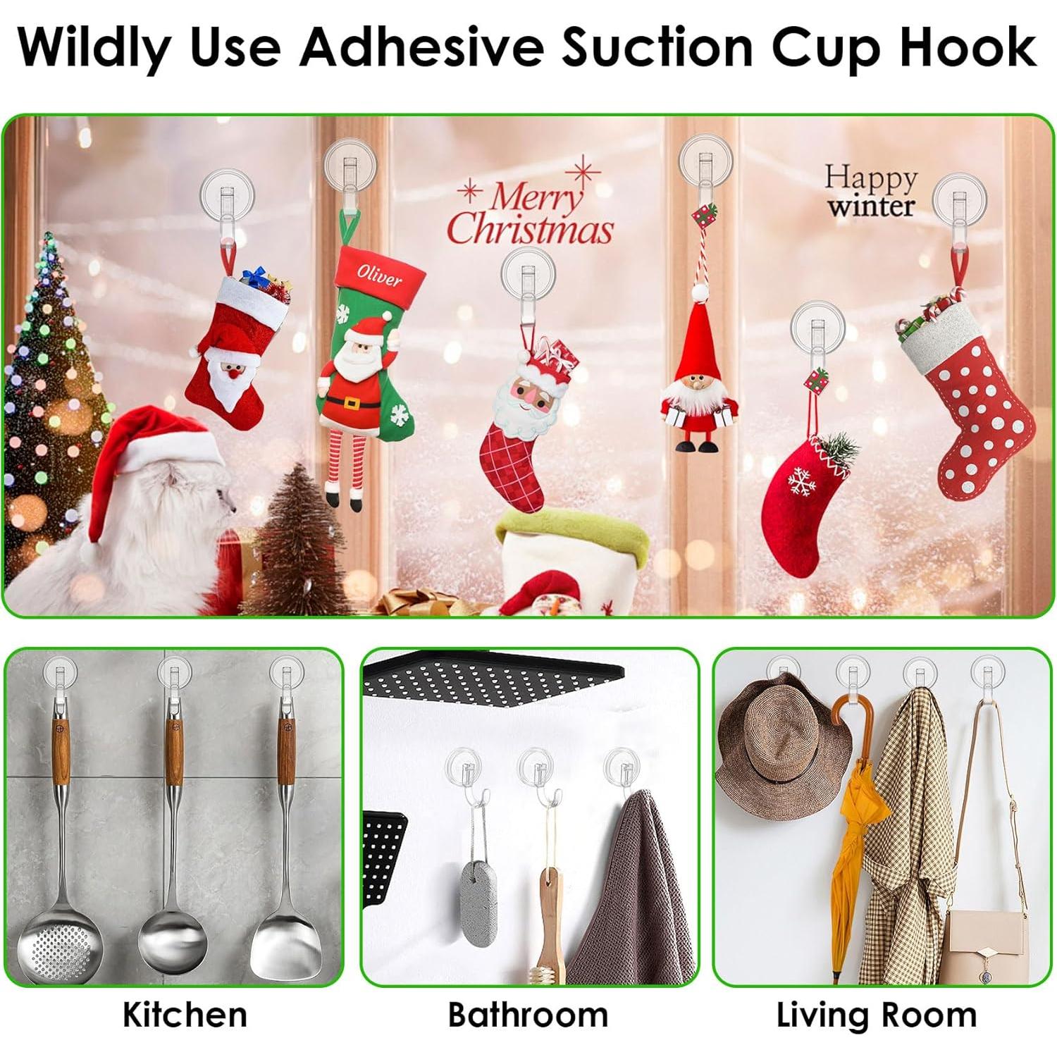 Gancho Transparente para Corona JUUBAOOPN - Soporta 9.98 kg