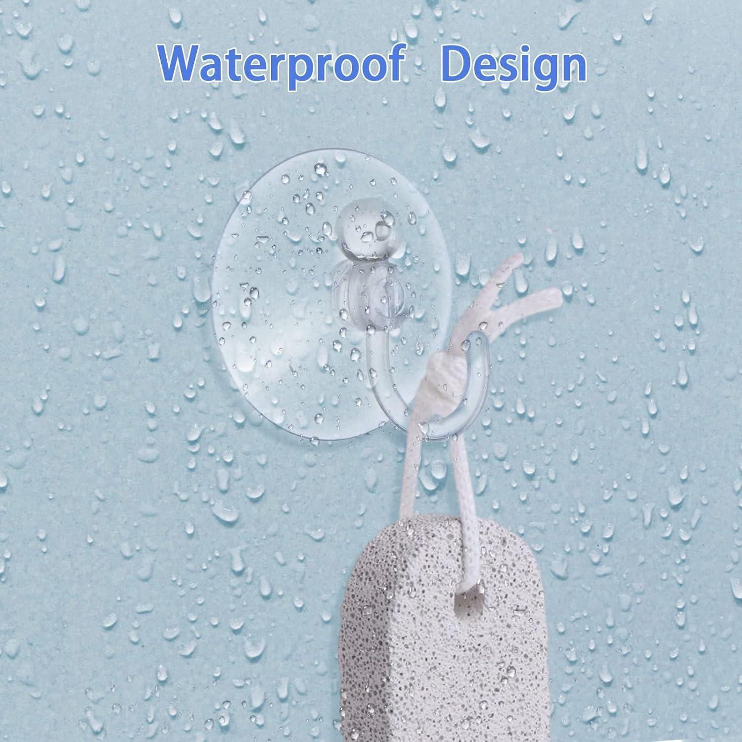 15 Ganchos de Succión Transparentes LuLuya 30 mm para Ventanas