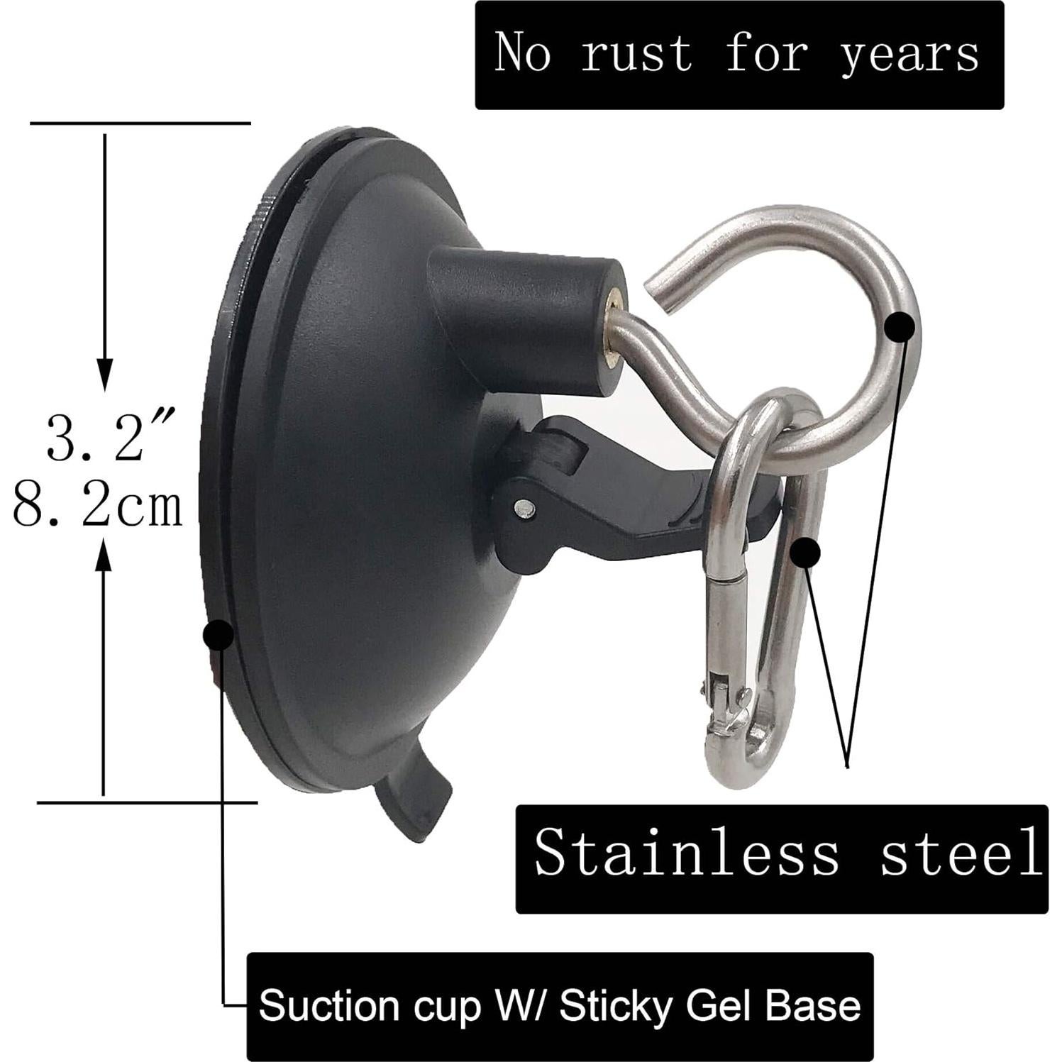 Gancho de Ventosa para Perro y Gato YYST - Acero Inoxidable