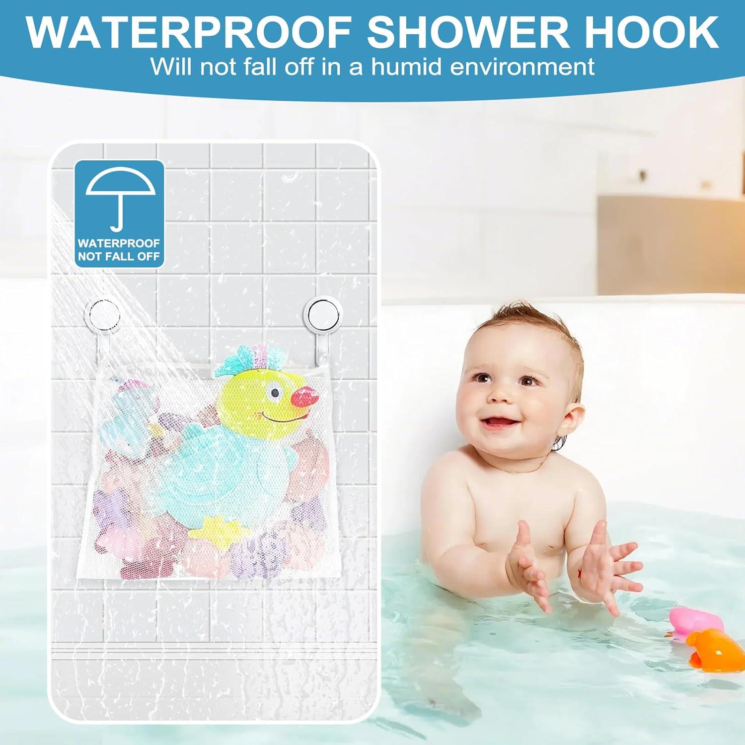 Ganchos de Ventosa Lvingmax Blancos para Baño y Cocina - 5 kg