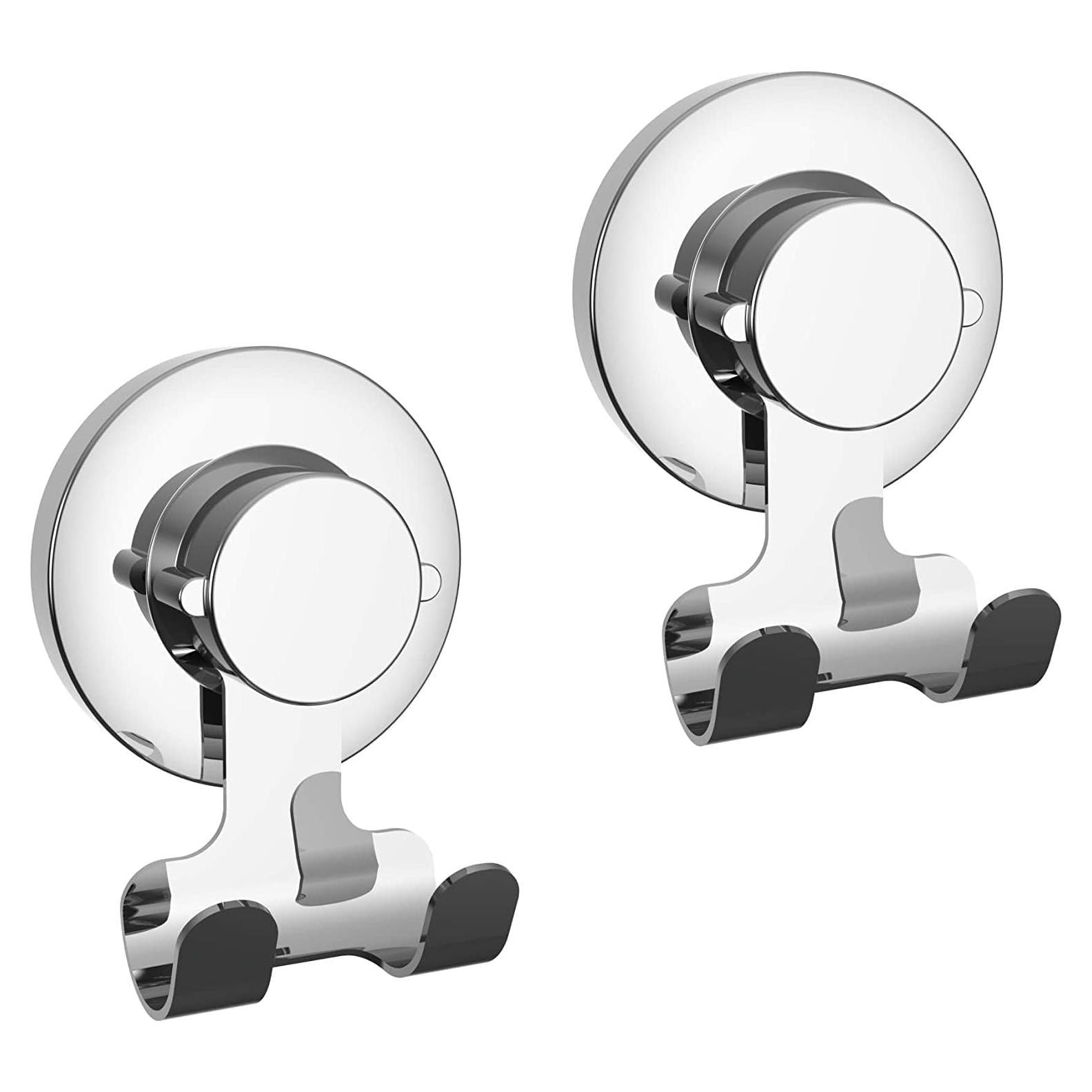 Ganchos de Ventosa Bathika para Baño y Cocina - Acero Inoxidable