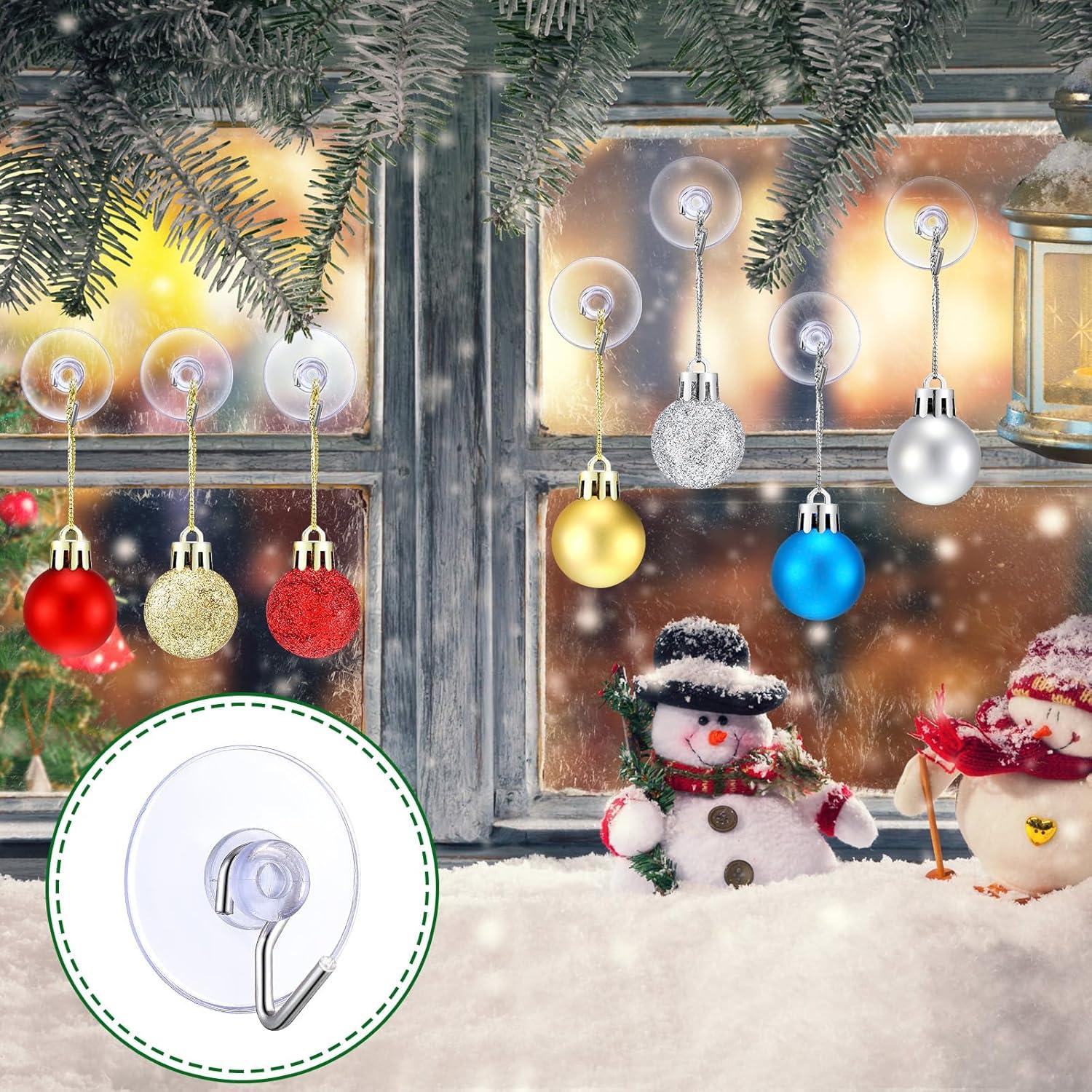 100 Ganchos de Ventosa Transparente Anglechic para Decoración