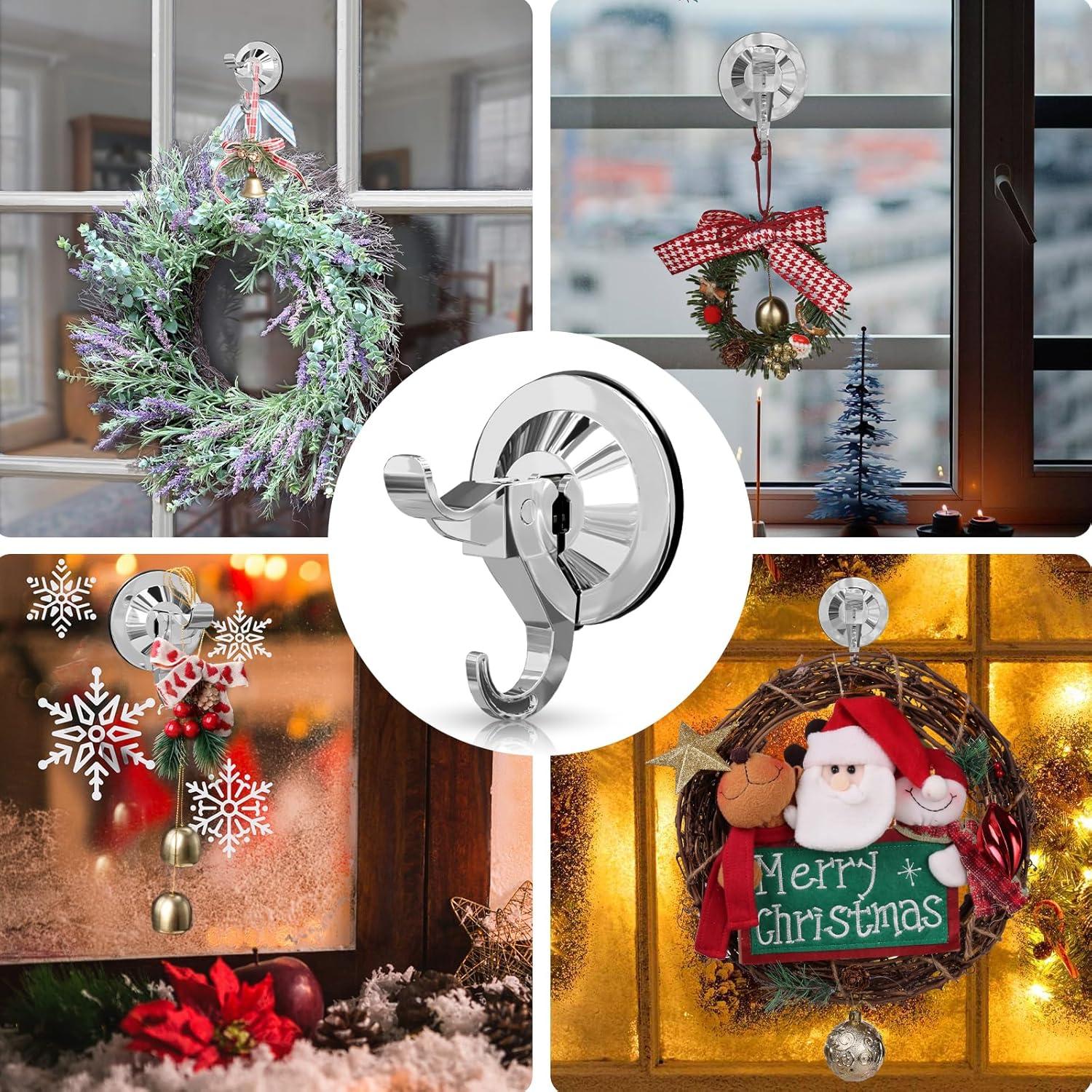 Ganchos de Succión Antimbee Plateados, Paquete de 5, 5 kg