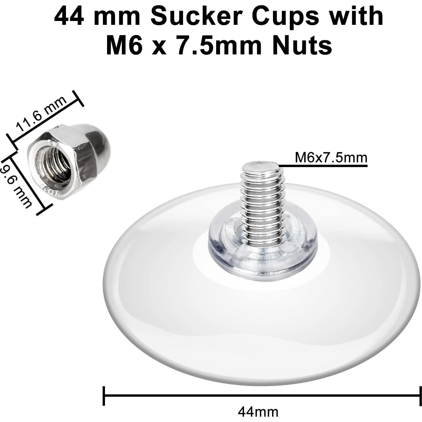 Gancho de Almacenamiento AccEncyc - 12 Ventosas Resistente 2.27 kg