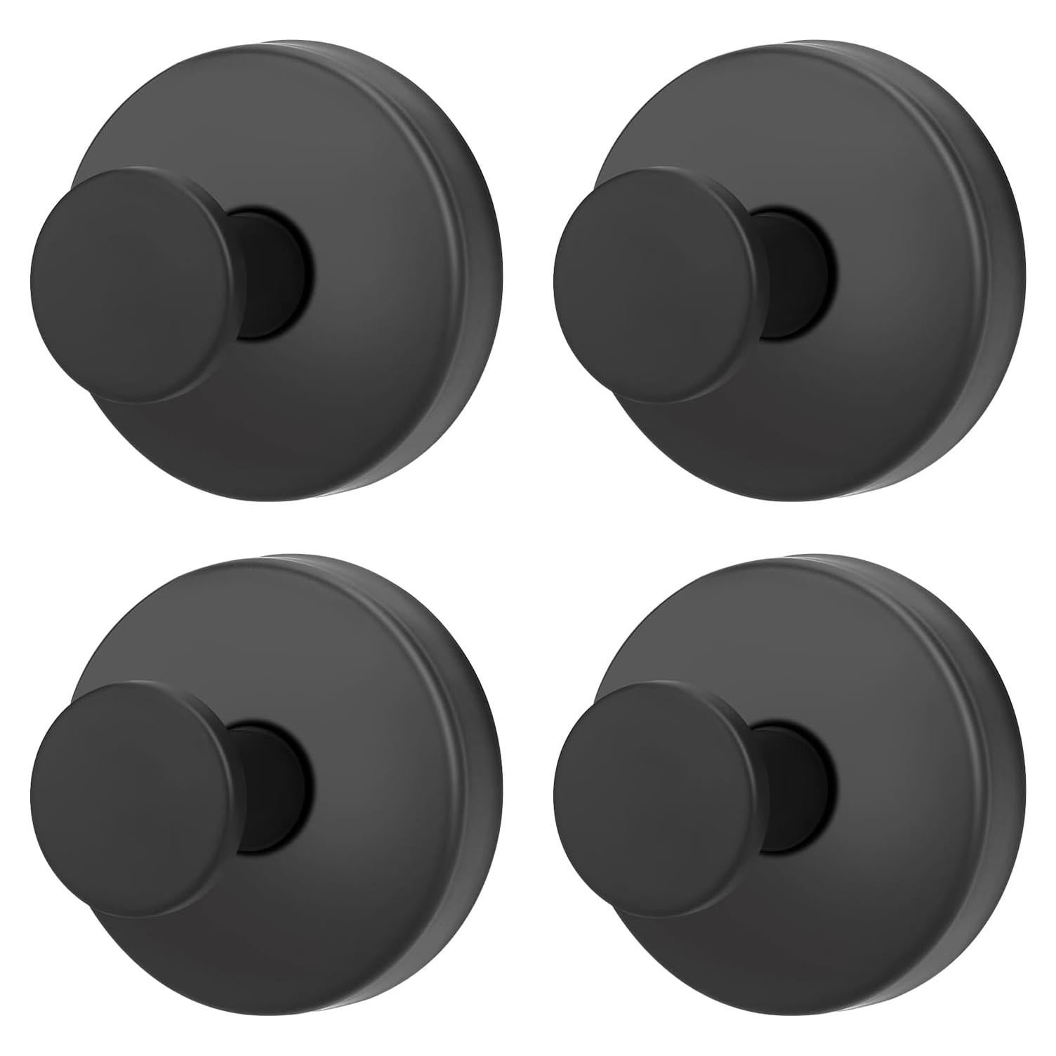 Ganchos de Ventosa GMYOO para Ducha y Baño - 4 Piezas, Negro