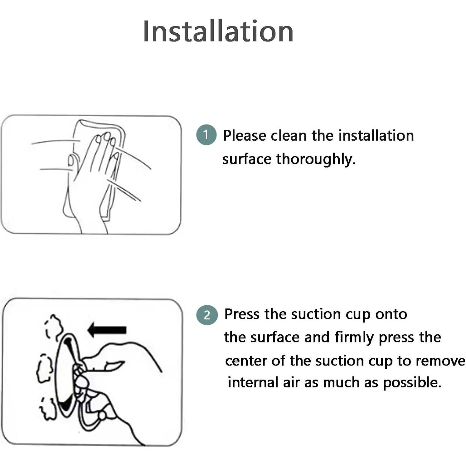30 Ventosas Transparentes AQUANEAT para Decoración y Organización