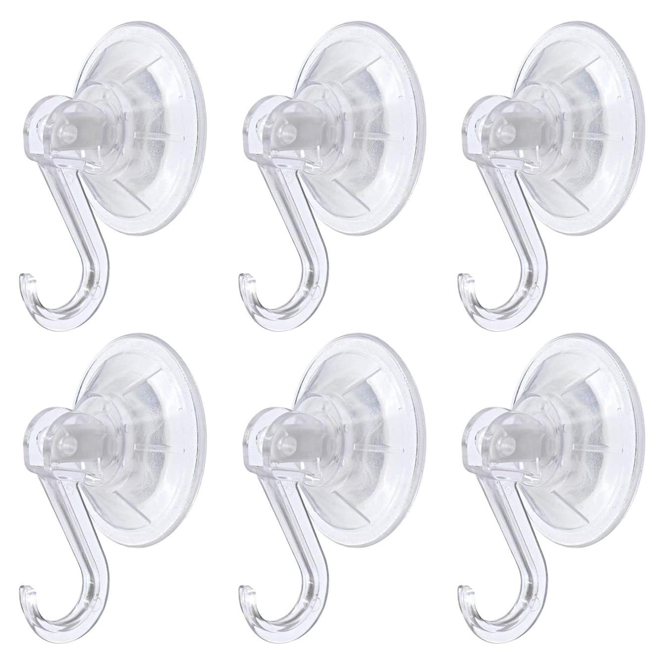 Ganchos de Ventosa KRISMYA, Paquete de 6, 4 kg Resistencia