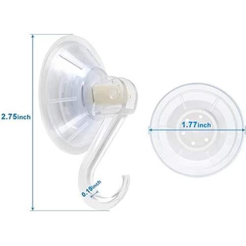 Ganchos de Ventosa KRISMYA, Paquete de 6, 4 kg Resistencia