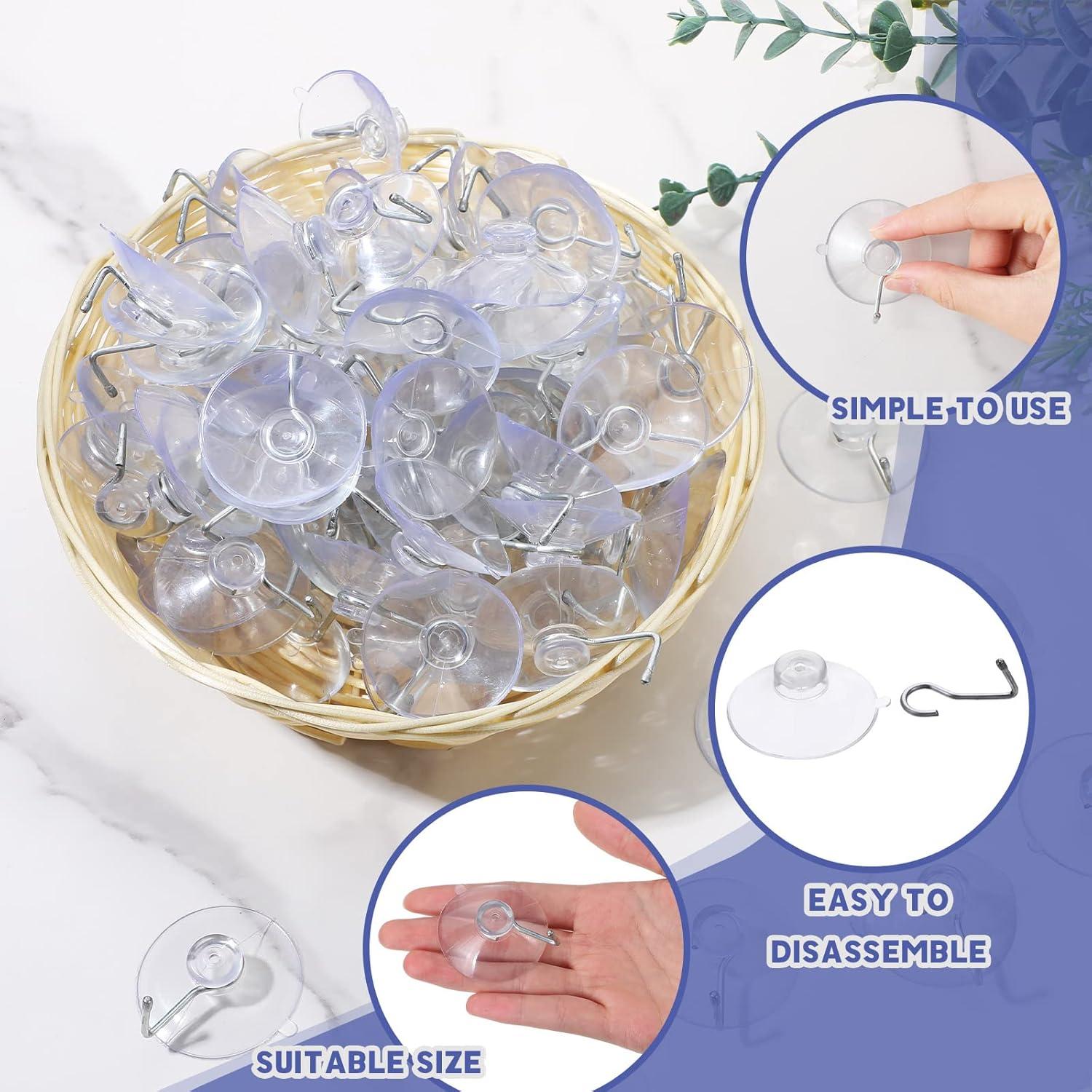 Ganchos de Ventosa Reutilizables Unittype 120 Piezas 45mm