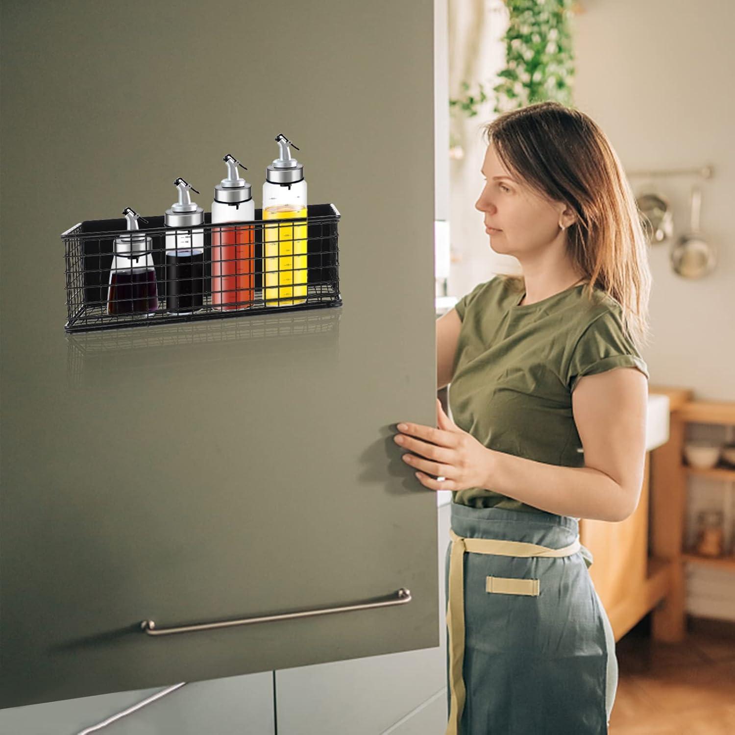 Cesta Magnética de Almacenamiento para Refrigerador 24.5x10x8cm