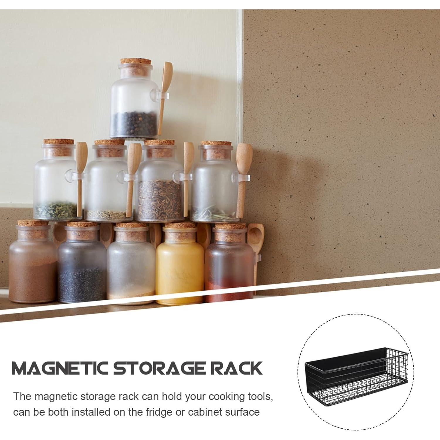 Cesta Magnética de Almacenamiento para Refrigerador 24.5x10x8cm