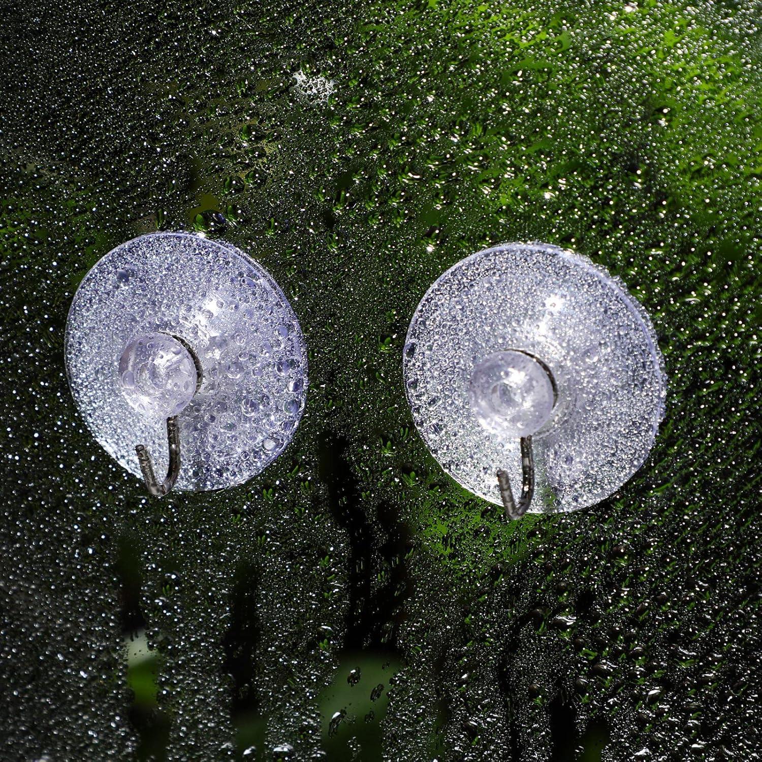 Ganchos de Ventosa Mudder 80 Piezas 45 mm Resistente a la Corrosión