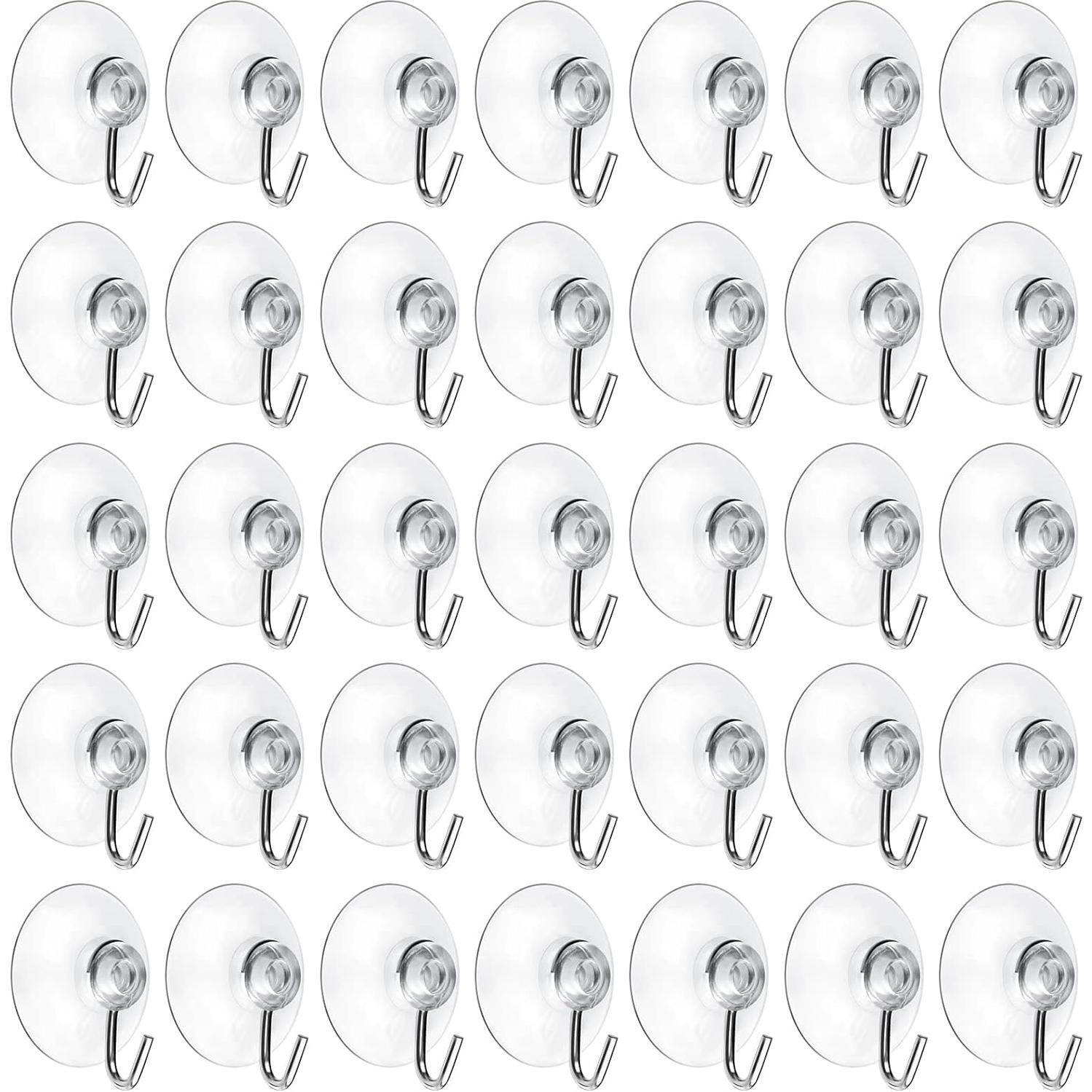 Ganchos de Ventosa Mudder 80 Piezas 45 mm Resistente a la Corrosión