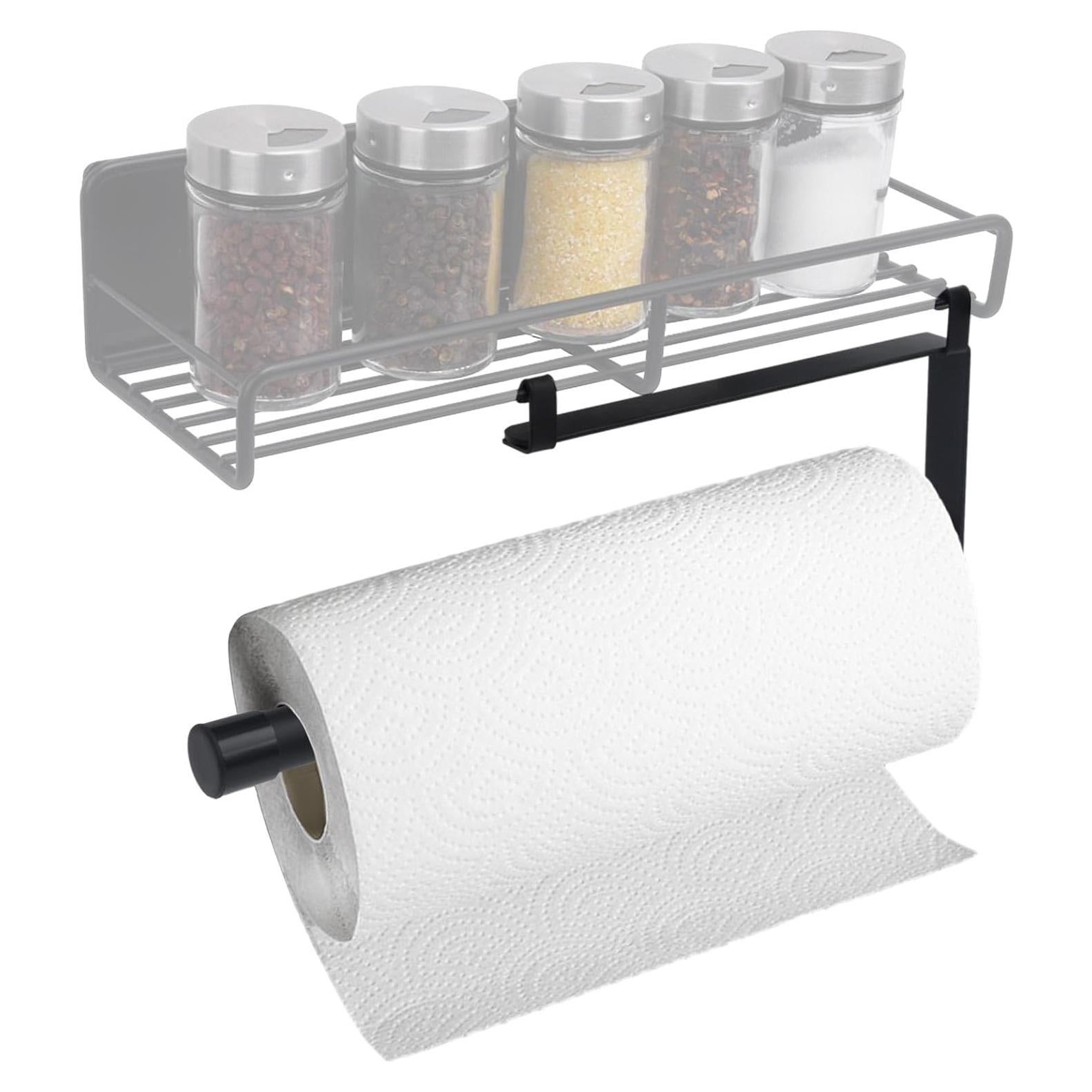 Soporte de Toallas de Papel Colgante ChengFu Acero Inoxidable Negro