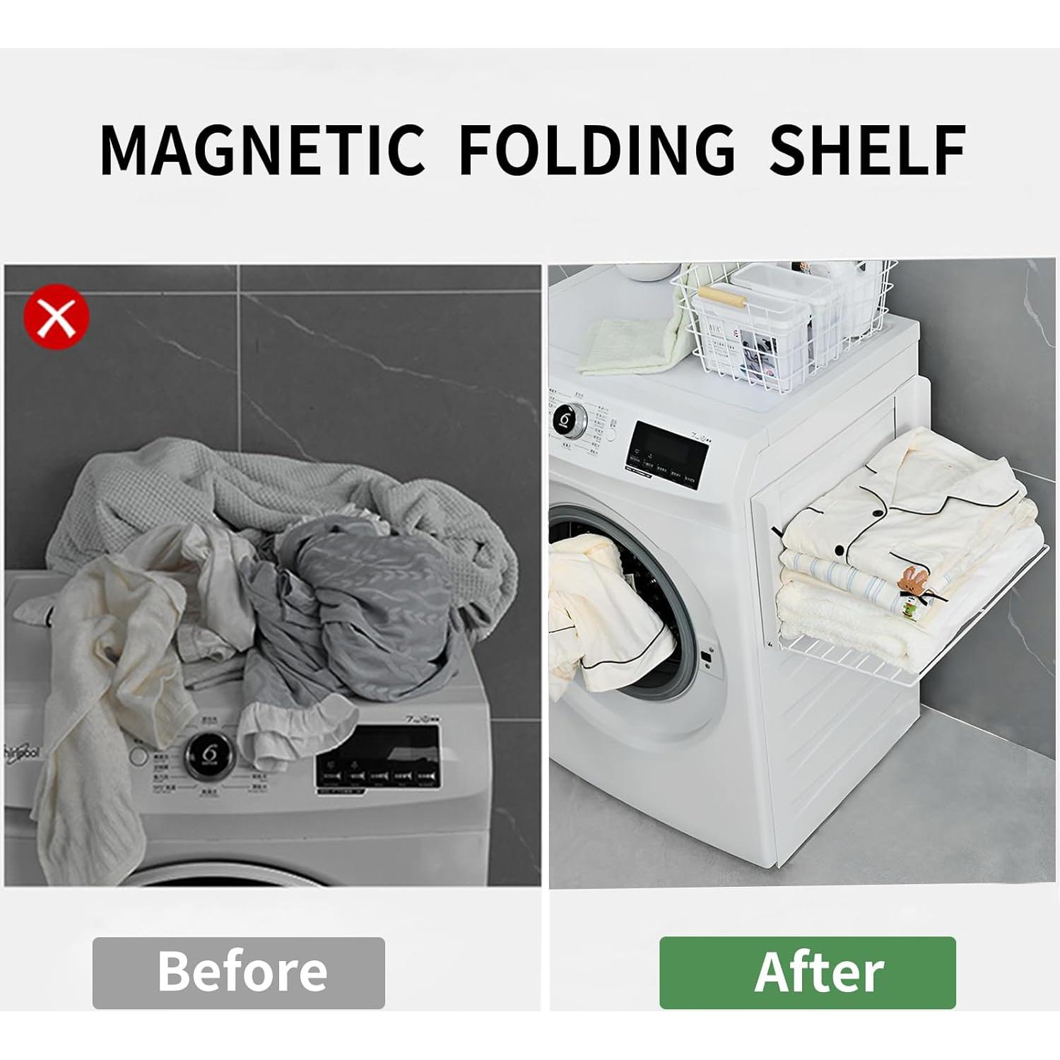 Estante Organizador Magnético ROLIZOE Plegable Blanco 5 kg