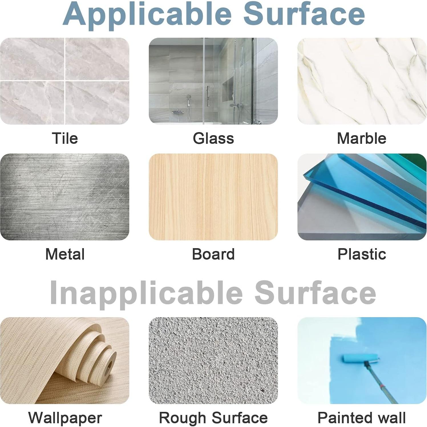 Ganchos de Ventosa Apkhgtb 4 Pack Bronce Rojo para Ducha y Baño