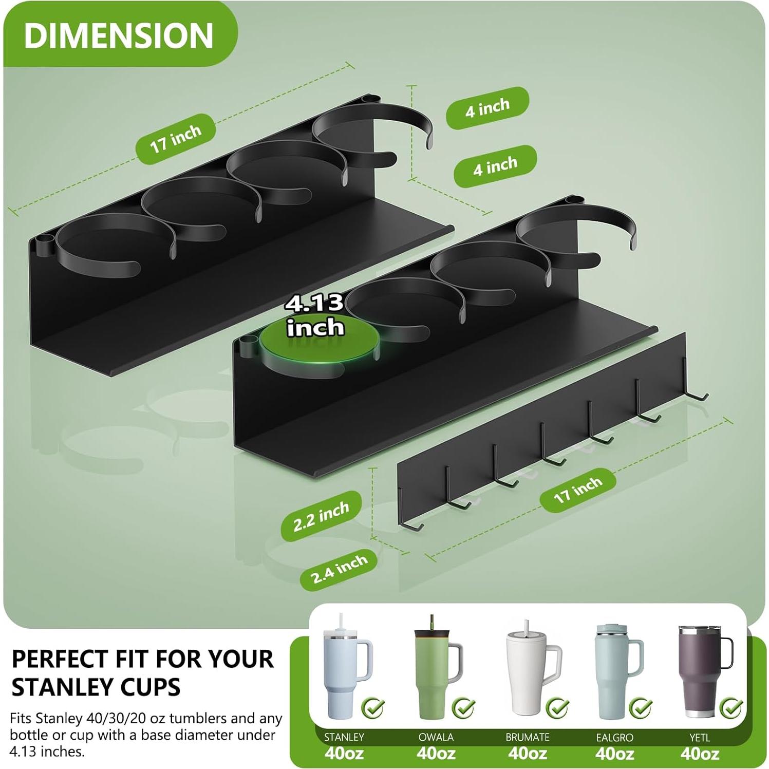 Soporte Magnético para Tazas HELLO.HELEN 2 Pcs 5.9 kg