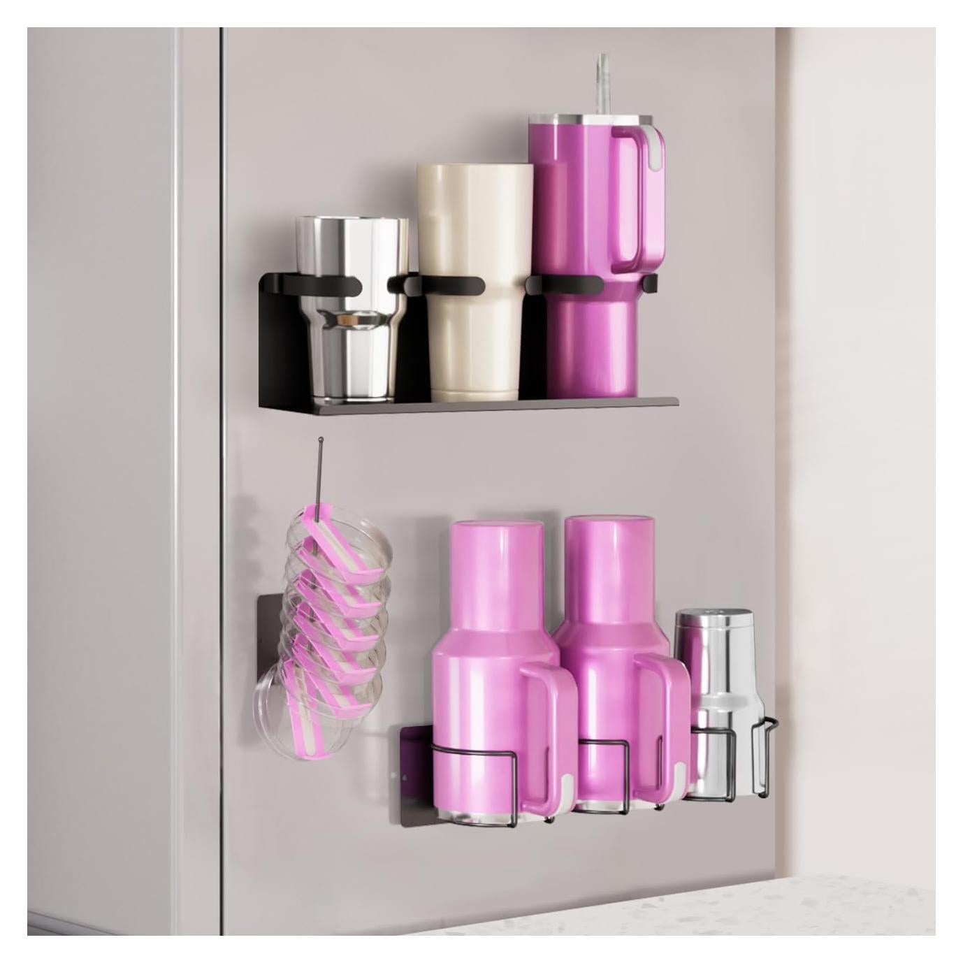 Soporte Magnético para Tazas Stanley Veitail-3 Negro 6 Botellas